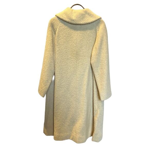 Vintage Gimbels Fashonia Boucle Long Car Coat M/L - Picture 2 of 9